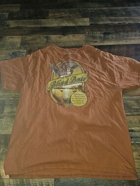 Blind Date Graphic Tee - Men's Orange Short Sleeve Shirt